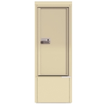 Package Protector™ PORT for Single Family Homes - Carrier Neutral Package Delivery Box in Depot Mount Cabinet - In Sandstone Color