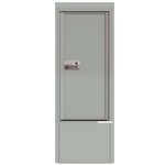 Package Protector™ PORT for Single Family Homes - Carrier Neutral Package Delivery Box in Depot Mount Cabinet - In Silver Speck Color