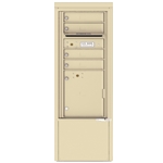 4 Tenant Doors with Parcel Locker and Outgoing Mail Compartment - 4C Depot versatile™ - Model 4CADS-04-D