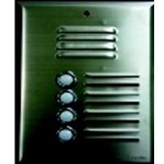558SS2P 2 button stainless steel speaker panel