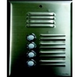 558SS3P 3 button stainless steel speaker panel