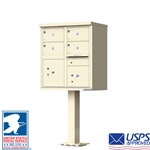 4T5 Door Pedestal Mailbox