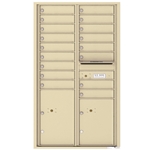 4C Horizontal mailbox 17 Compartment