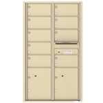 4C Horizontal mailbox 9 Compartment