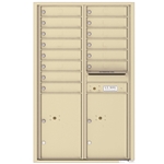 4C Horizontal mailbox 14 Compartment