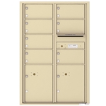 4C Horizontal mailbox 7 Compartment