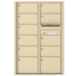 11 Tenant Doors and Outgoing Mail Compartment - 4C Recessed Mount versatile™ - Model 4C13D-11