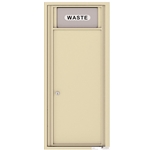 Trash/Recycling Bin with 1 Collection Area - 4C Recessed Mount versatile™ - Model 4C11S-Bin