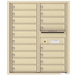 18 Tenant Doors with Outgoing Mail Compartment - 4C Recessed Mount versatile™ - Model 4C10D-18