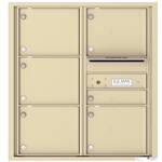 6 Tenant Doors with Outgoing Mail Compartment - 4C Recessed Mount versatile™ - Model 4C09D-06