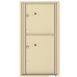 2 Parcel Doors / Parcel Lockers - 4C Recessed Mount versatile™ - Model 4C09S-2P