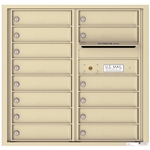 14 Tenant Doors with Outgoing Mail Compartment - 4C Recessed Mount versatile™ - Model 4C08D-14