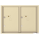 2 Parcel Doors / Parcel Lockers - 4C Recessed Mount versatile™ - Model 4C06D-2P
