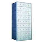 9 Doors High x 5 Doors Wide - Custom 1600 Series Front Loading, Recess-Mounted Private Delivery Mailboxes - Model 160095-SP