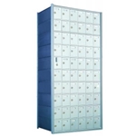 10 Doors High x 6 Doors Wide - Custom 1600 Series Front Loading, Recess-Mounted Private Delivery Mailboxes - Model 1600106-SP