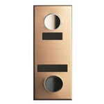 Mechanical Door Chime - Bronze - with Name and Number Slots - Model 684104-02