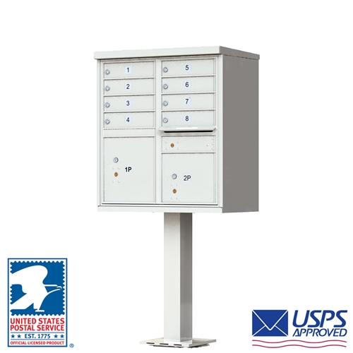 1570-8 Commercial Pedestal Mailbox- buy it now from Authenticparts.com