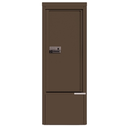 Package Protector™ PORT for Single Family Homes - Carrier Neutral Package Delivery Box in Depot Mount Cabinet - Antique Bronze Color