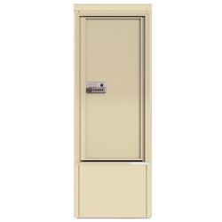Package Protector™ PORT for Single Family Homes - Carrier Neutral Package Delivery Box in Depot Mount Cabinet - In Sandstone Color