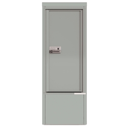 Package Protector™ PORT for Single Family Homes - Carrier Neutral Package Delivery Box in Depot Mount Cabinet - In Silver Speck Color