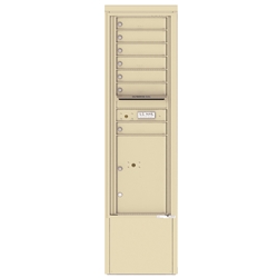 7 Tenant Doors with Parcel Locker and Outgoing Mail Compartment - 4C Depot versatile™ - Model 4C15S-07-D
