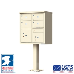 4T5 Door Pedestal Mailbox