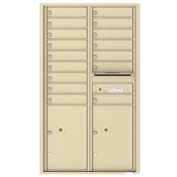 4C Horizontal mailbox 16 Compartment