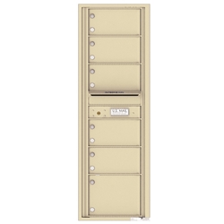 4C Horizontal mailbox 6 Compartment