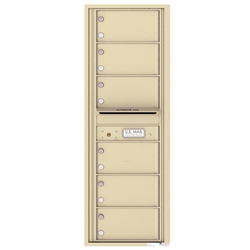 4C Horizontal mailbox 6 Compartment