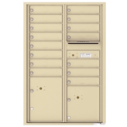 4C Horizontal mailbox 15 Compartment