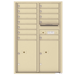 4C Horizontal mailbox 12 Compartment