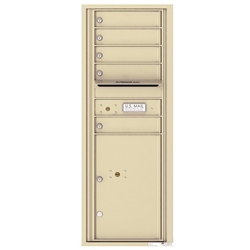 4C Horizontal mailbox 5 Compartment