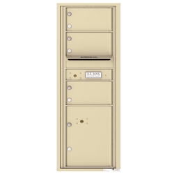 4C Horizontal mailbox 3 Compartment