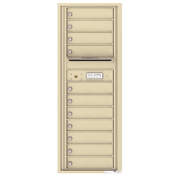 11 Tenant Doors and Outgoing Mail Compartment - 4C Recessed Mount versatile™ - Model 4C13S-11