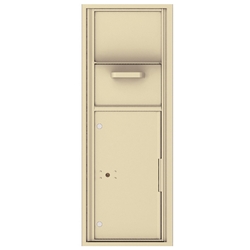 Collection / Drop Box Unit with Pull Down Hopper for Mail Collection - 4C Recessed Mount versatile™ - Model 4C13S-HOP