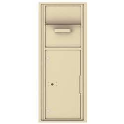Collection / Drop Box Unit with Pull Down Hopper for Mail Collection - 4C Recessed Mount versatile™ - Model 4C12S-HOP