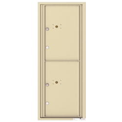 2 Parcel Doors / Parcel Lockers - 4C Recessed Mount versatile™ - Model 4C12S-2P