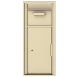 Collection / Drop Box Unit with Pull Down Hopper for Mail Collection - 4C Recessed Mount versatile™ - Model 4C11S-HOP