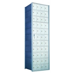 43 Tenant Doors with 1 Master Door - 1600 Series Front Loading, Recess-Mounted Private Delivery Mailboxes - Model 1600114A