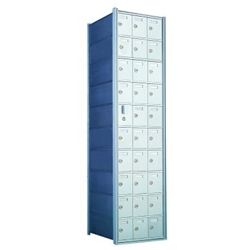 10 Doors High x 3 Doors Wide - Custom 1600 Series Front Loading, Recess-Mounted Private Delivery Mailboxes - Model 1600103-SP