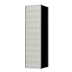 11 Doors High x 4 Doors Wide (44 Tenant Doors) - 1700 Series Rear Loading, Private Delivery Mailboxes - Model 1700114A