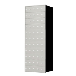 11 Doors High x 5 Doors Wide (55 Tenant Doors) - 1700 Series Rear Loading, Private Delivery Mailboxes - Model 1700115A