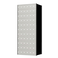 11 Doors High x 6 Doors Wide (66 Tenant Doors) - 1700 Series Rear Loading, Private Delivery Mailboxes - Model 1700116A