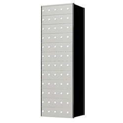 12 Doors High x 4 Doors Wide (48 Tenant Doors) - 1700 Series Rear Loading, Private 12 Doors High x 5 Doors Wide (60 Tenant Doors) - 1700 Series Rear Loading, Private Delivery Mailboxes - Model 1700125A Mailboxes - Model 1700124A