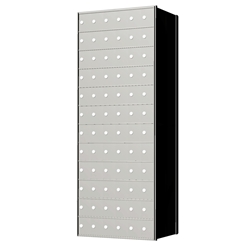 12 Doors High x 6 Doors Wide (72 Tenant Doors) - 1700 Series Rear Loading, Private Delivery Mailboxes - Model 1700126A